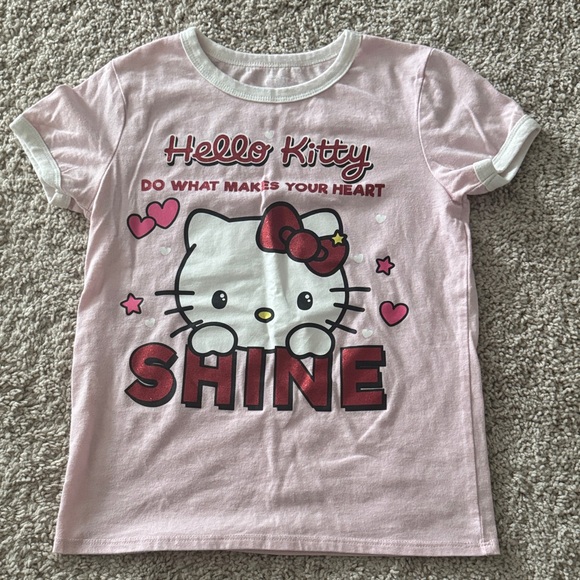 Hello Kitty Light Pink Shine Tee for Kids - Picture 1 of 1